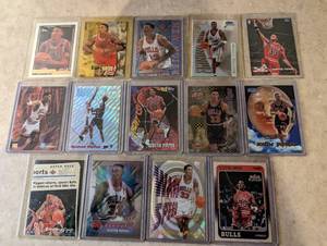 14 Scottie Pippen cards...