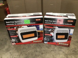 lot 20 image: Dyna-Glo Vent Space Heaters, lot of 2, Customer returns, Review all picture