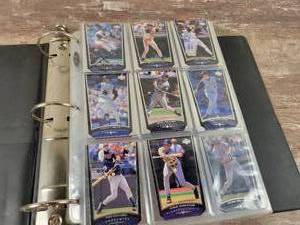 1998 Upper Deck & 1999 Star Rookie Baseball Cards in Binder