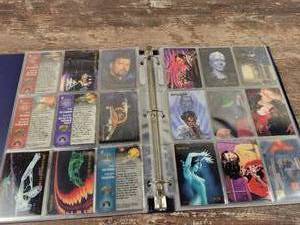 Star Trek & Iron Man trading Cards in Binder