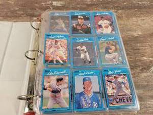 19901991 Donruss Baseball Cards in Binder