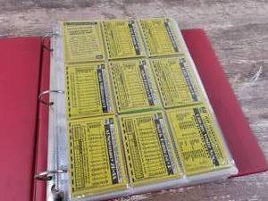 1990 Topps Baseball Cards in Binder