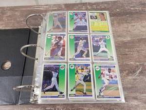 1992 Score Baseball Cards in Binder