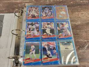 1991 Donruss Baseball Cards in Binder