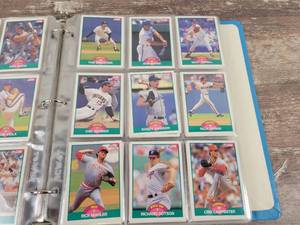 1989-1992 Score Baseball Cards in Binder