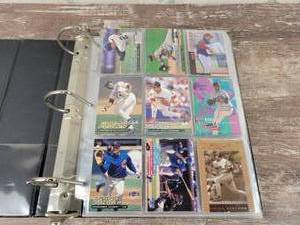1996 & 2000 Fleer Baseball Cards in Binder