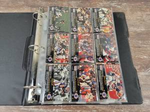 1991 Pro Set Football Cards in Binder