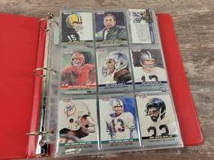 1992 Pro Set Football Super Bowl Cards in Binder