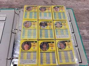 1991 Fleer Baseball Cards in Binder