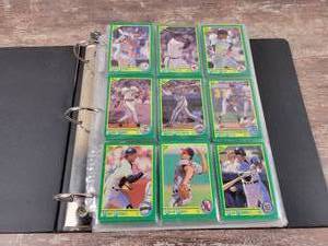 1990 Score Baseball Cards in Binder
