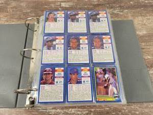 1990 Score Baseball Cards in Binder