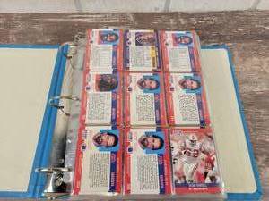 1990 Pro Set Football Cards in Binder