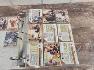 1991 Pro Set Football Cards in Binder