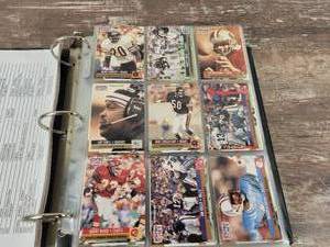 1991 Pro Set Football Cards in Binder