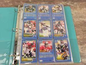 1999 Score Football Cards in Binder