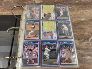 1991 Score Baseball Cards in Binder