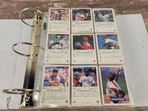 1993 Donruss Baseball Cards in Binder