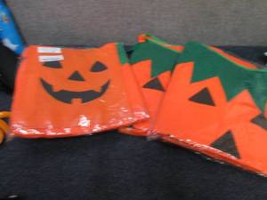 3 Pumpkin Costumes with Tote Bags...