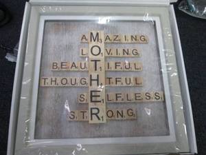 Scrabble Tile Wall Art...