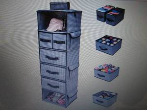 Smirly Hanging Shelf Storage Closet...