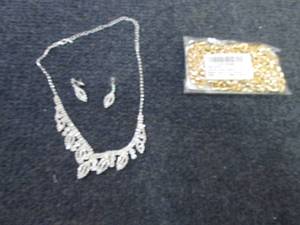NecklaceEaring Set, Body Chain...