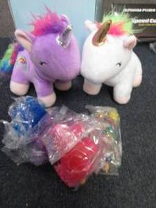 2 Plush Unicorns, 4 Squishy Unicorn...