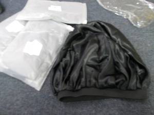 3- 2pks Satin Hair Bonnets...