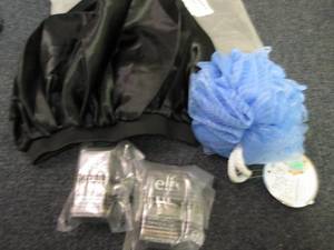 2- 2pks Satin Hair Bonnets, Body Pu...