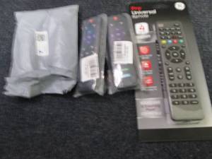 1 Universal Remote, 4 Roku Remotes...