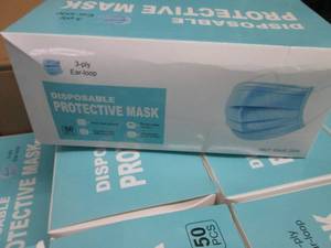 Case of 2000 3ply Ear Loop Disposab...