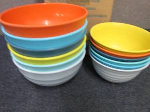 Wheat Straw Bowls 6 ea of 2 Sizes...