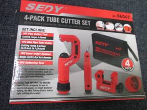 SEDY 4-Pack Tube Cutter Set with 3...