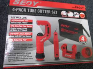 SEDY 4-Pack Tube Cutter Set with 3...