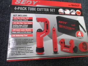 SEDY 4-Pack Tube Cutter Set with 3...