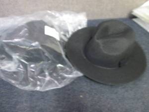 2 Packable Black Sun Hats...