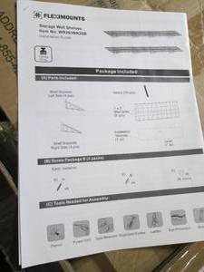 fleximounts storage wall shelves wr...