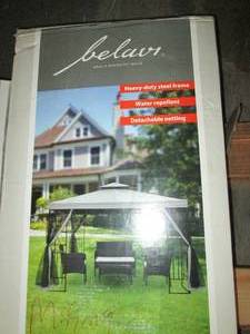 gazebo with netting missing hardwar...