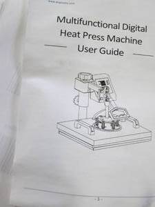 multifunctional digital heat press ...