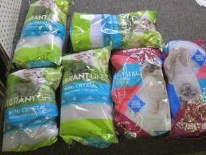 64 lb bags of vibrant mini crystal...