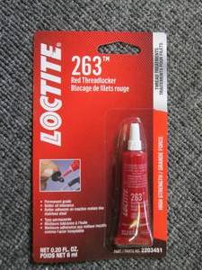 47 .20 fl oz bottles of 263 loctit...