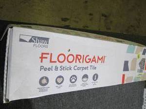 18 packages of floorigami peel and ...