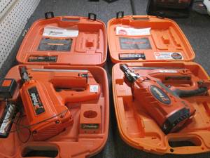 2 paslode cordless framing nailers ...