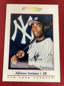 lot 16 image: Autographed Alfonso Soriano Oversized Card