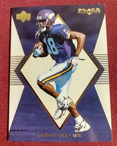 lot 21 image: 1998 Upper Deck Randy Moss Rookie Card - #d2250