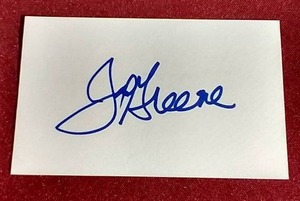 lot 49 image: Autographed Joe Greene Note Card