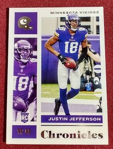 lot 84 image: 2020 Chronicles Justin Jefferson Rookie Card