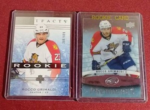 lot 85 image: (2) Rocco Grimaldi Rookie Cards - Both Numbered