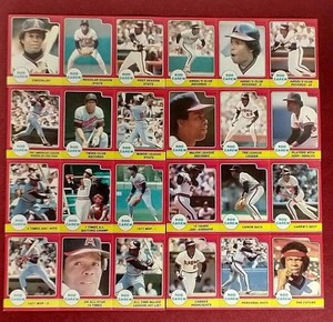 lot 99 image: 1986 Star Rod Carew Set - Complete & Unseparated