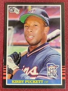 lot 102 image: 1985 Donruss Kirby Puckett Rookie Card