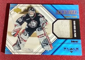 lot 107 image: Dominik Hasek Game Used Pads Card